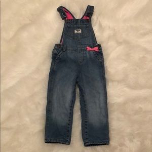 OshKosh fleece lined overalls. 3T & 9m